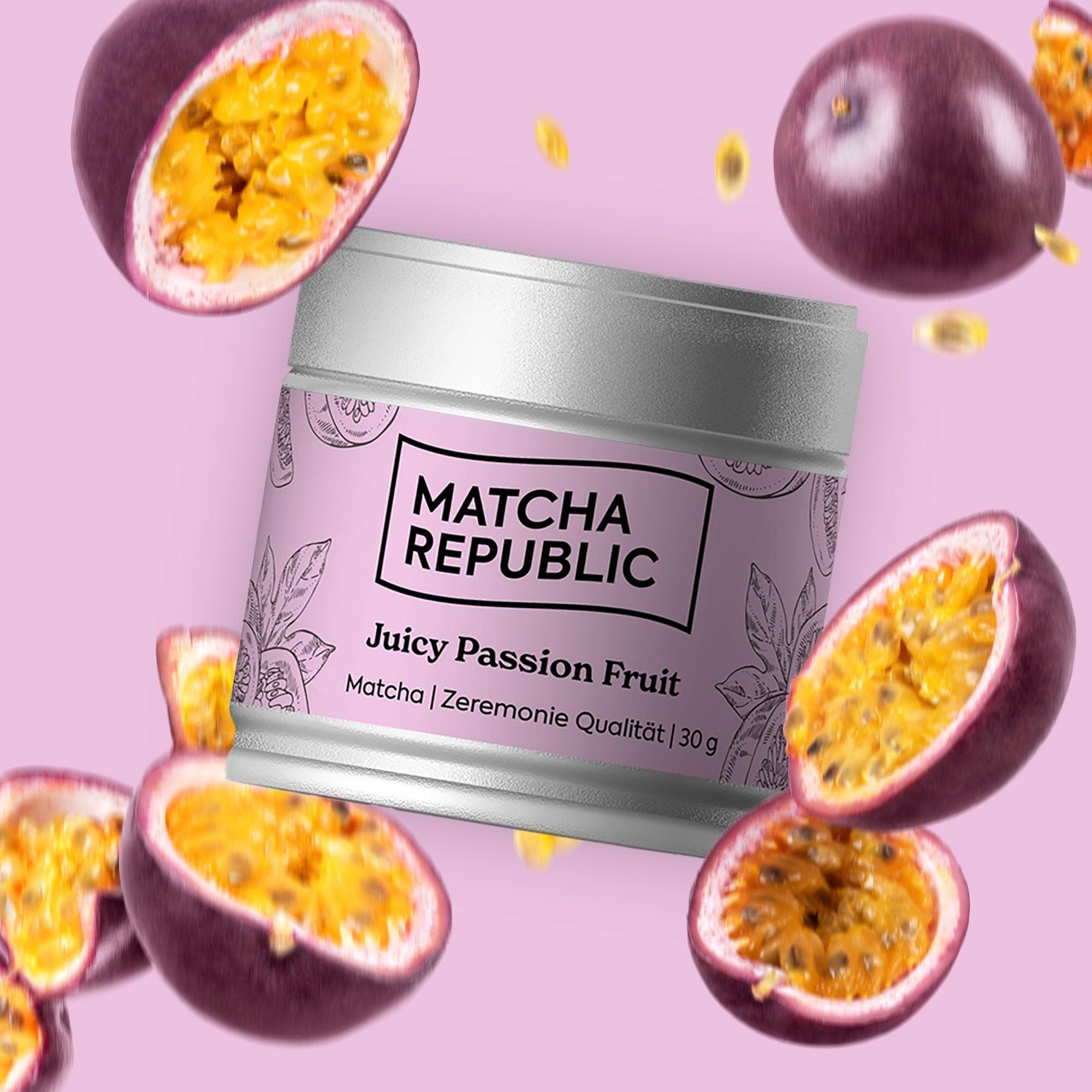 Matcha Tee mit Passionfruit-Geschmack - Matcha Republic